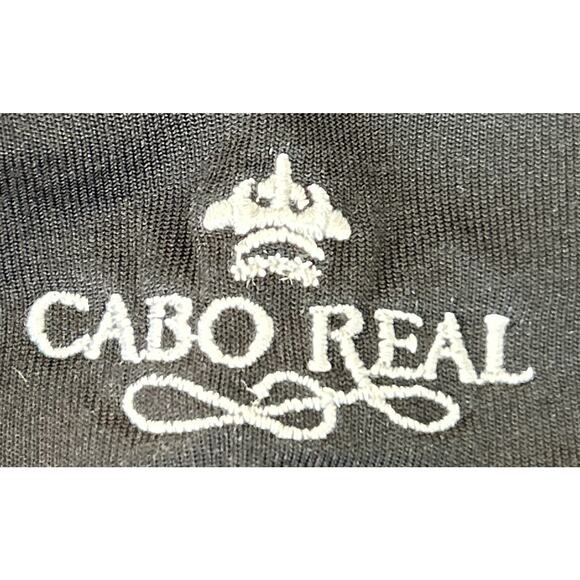 Men’s TRAVIS MATHEW Black CABO REAL Short Sleeve Polo Shirt Size M *C1 - Picture 1 of 5